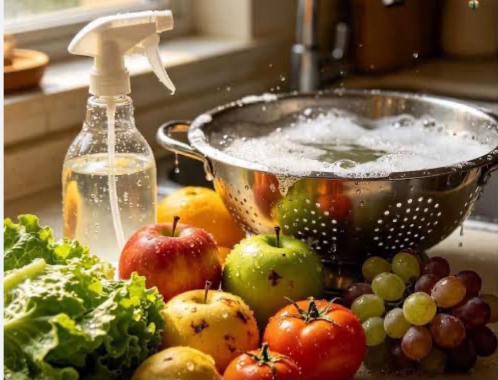 THAT FRUIT MAY LOOK CLEAN, BUT SHOULD IT BE WASHED WITH DETERGENT?